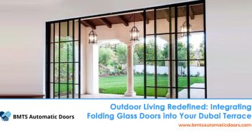 Redefine outdoor living with folding glass doors in Dubai
